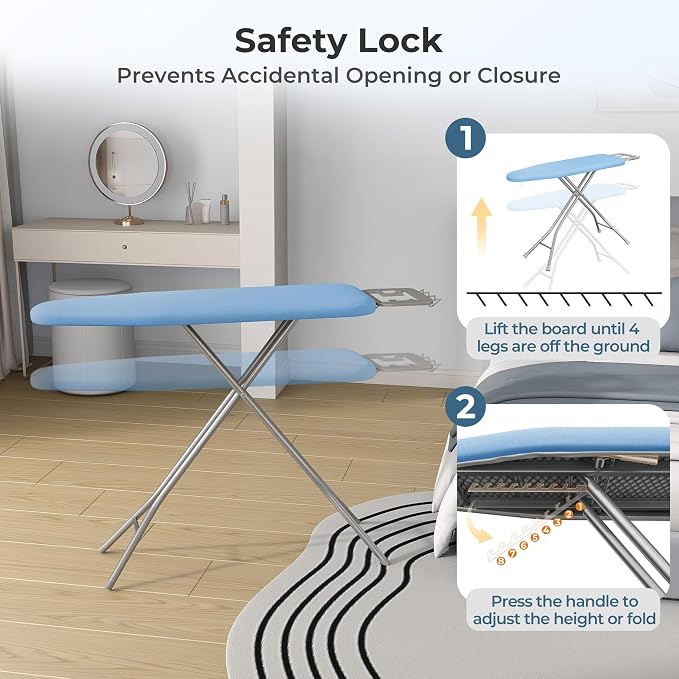 Yaheetech Foldable Ironing Board, Heavy Duty Iron Board - Image 8