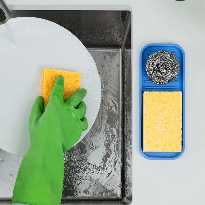 Zulay Kitchen Silicone Sponge Holder - Image 3