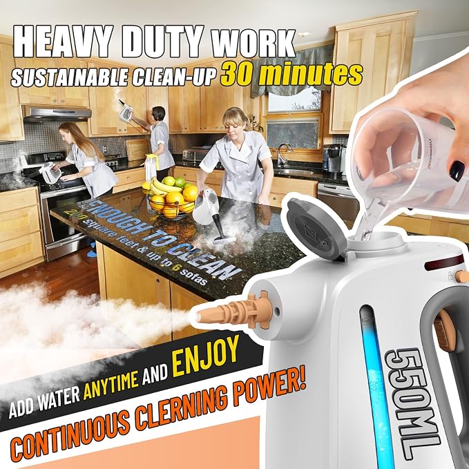 Heavy Duty Handheld Steam Cleaner - Image 3