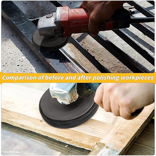 15 Pcs 4.5" x 1/2" Strip Discs Bulk, Paint Stripping and Rust Removal Wheels - Image 5