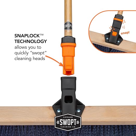 SWOPT 18” Premium Multi-Surface Push Broom Cleaning Head — Indoor and Outdoor - Image 10