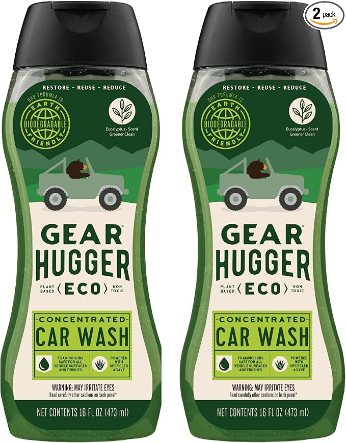 Gear Hugger Car Wash Soap – Eco-Friendly Car Cleaner, Biodegradable Car Wash by GearHugger