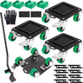 Furniture Movers with 4 Wheels, Heavy Duty Furniture Lift Mover Tool Set with by HometownCreek