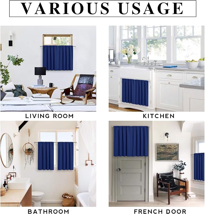 RYB HOME Bathroom Window Curtains - Image 6
