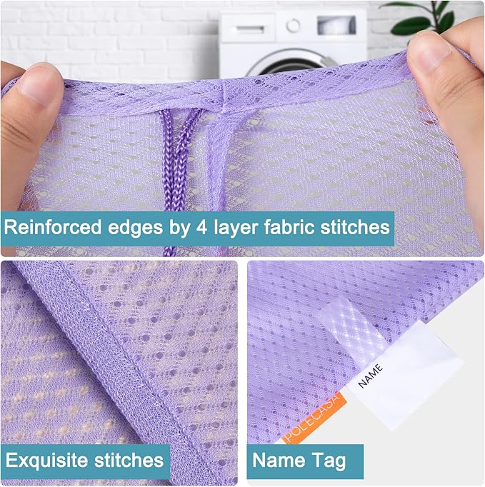 Polecasa Heavy Duty Large Mesh Laundry Bags - Image 5
