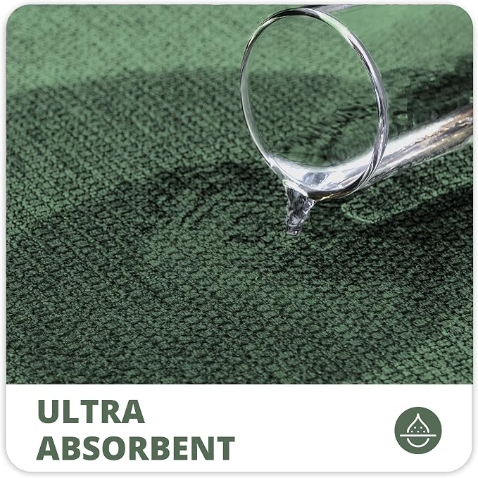 Bath Mat, Ultra Thin Bathroom Rugs, Rubber Bath Mats - Image 4