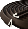 V-Shaped Weather Stripping Door Seal, 52.5FT Draft Stopper by VANNESSE
