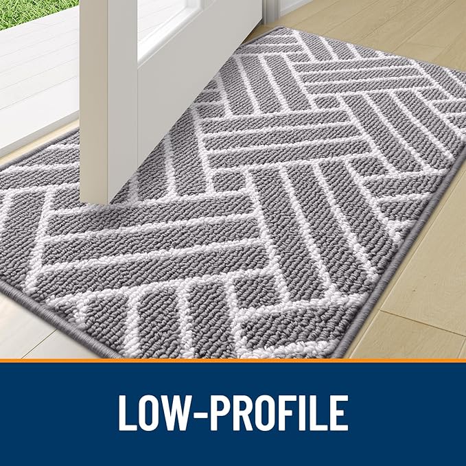 OLANLY Large Indoor Door Mat, 59x35 Inch, Dirt Resistant and Absorbent - Image 4