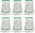 6 Pack Commercial Heavy Duty Mop Heads Heavy Cotton Looped End String Mop Head by GEMLORD