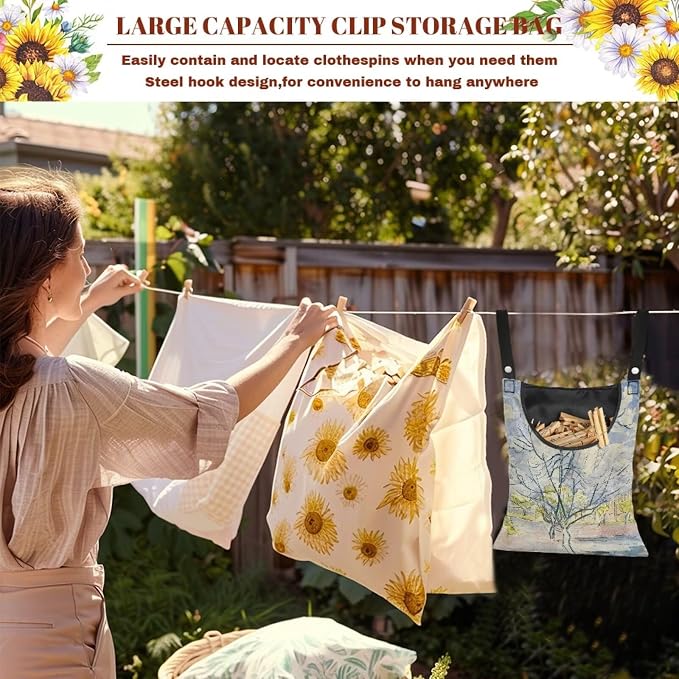 Weather Resistant Clothespin Storage Bag - Image 5