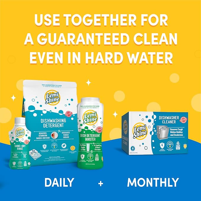 Lemi Shine Natural Dishwasher Pods | All-In-One Powder & Gel Dishwasher - Image 7