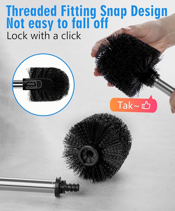 Ceramic Toilet Brush & Holder Set - Image 4