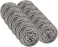 12 Pack Stainless Steel Scourers by Scrub It – Steel Wool Scrubber Pad Used by SCRUBIT