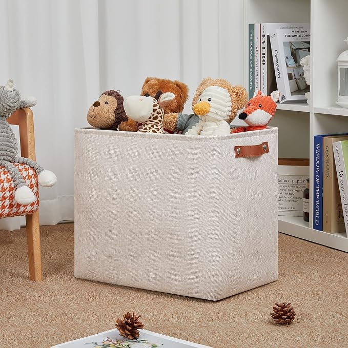 DULLEMELO Fabric Storage Basket, Large Storage Bin - Image 5