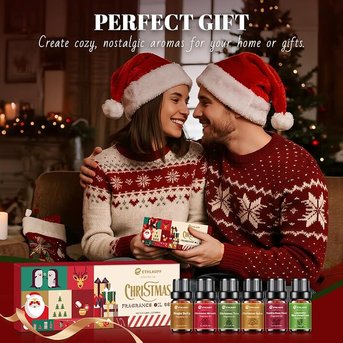 Essential Oils Set, Jingle Bells, Christmas Wreath, Christmas Tree, Christmas - Image 6