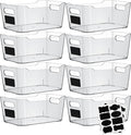 Clear Plastic Storage Bins by ShelfShaper
