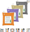 Bamboo Charcoal Bags Odor Absorber 4 Pack×500g Bamboo Charcoal Air Purifying by MYBMHTNB