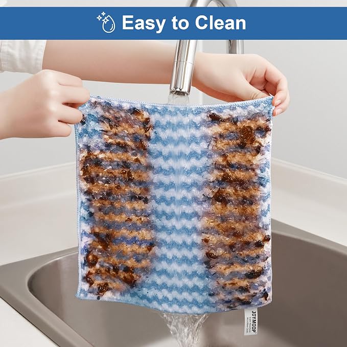 JOYMOOP Microfiber Cleaning Cloths – 18 Pack, Super Absorbent Towels - Image 8