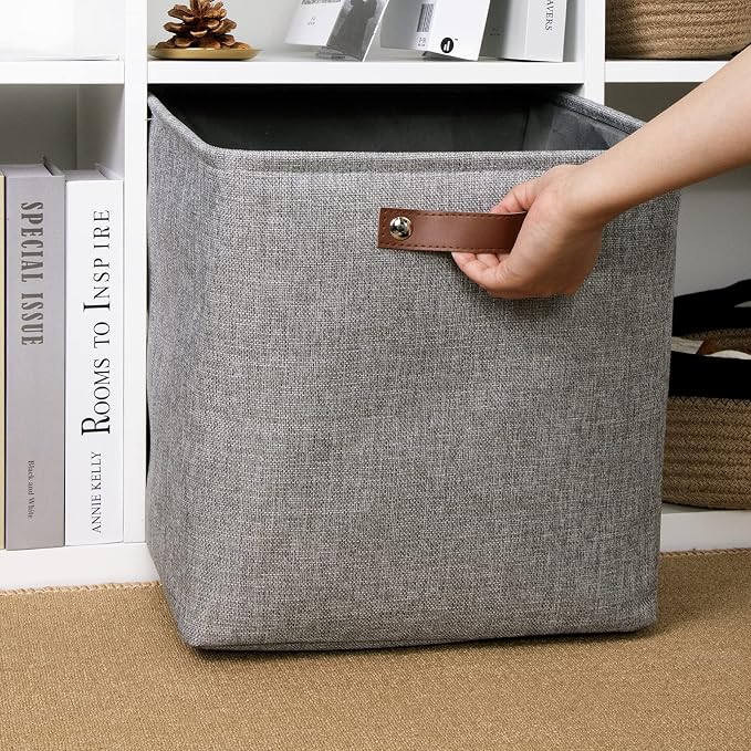 DULLEMELO Cube Basket for Storage and Organization, Collapsible Fabric Cube for - Image 5