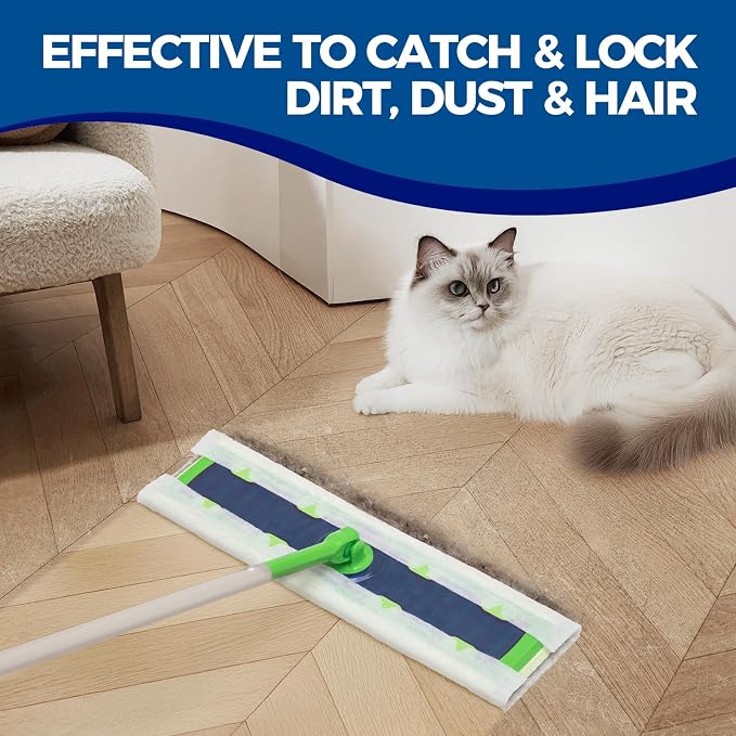 XL Dry Mop Refills Dust Sweeping Cloths Disposable Mop Pads - Image 4