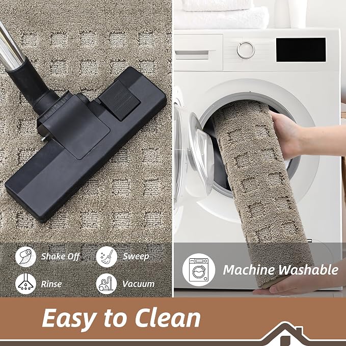 BEQHAUSE Waffle Door Mats Indoor 32"x48", Dog Mat - Image 6