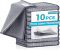 10 Pcs New Upgrade 3-Layer Non Scratch Wire Dishcloth, Wire Dishwashing Rag by Unknown