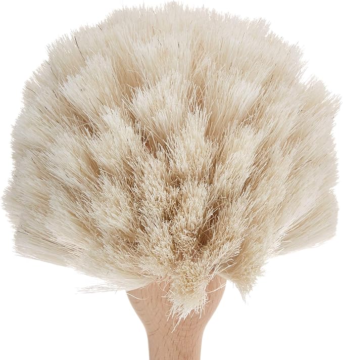 Fox Run Kitchen Brush, Natural Horsehair Fiber Dish and Glass Brush - Image 6