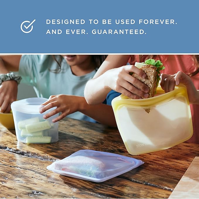 Stasher Premium Silicone Reusable Food Storage Bowl, Sous Vide, Dishwasher - Image 9