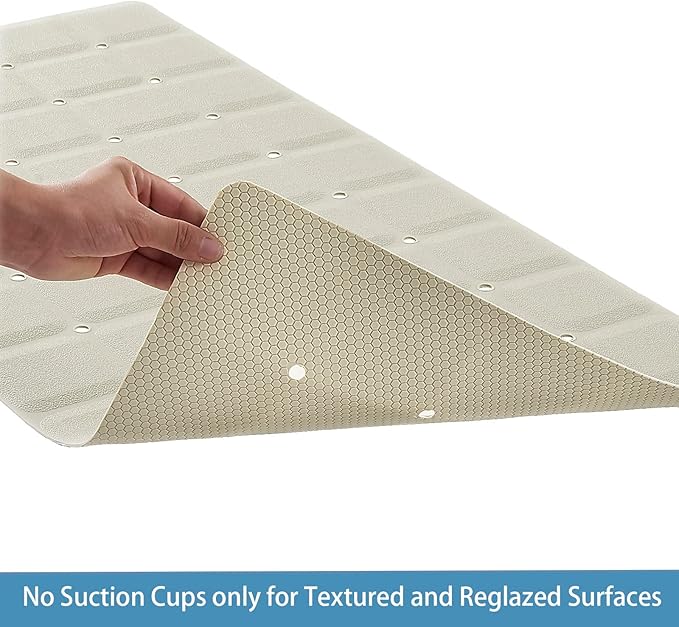 Foldable Silicone Bathtub Mat: Jumbo Size Heavy Duty Safety Bath Mat - Image 4