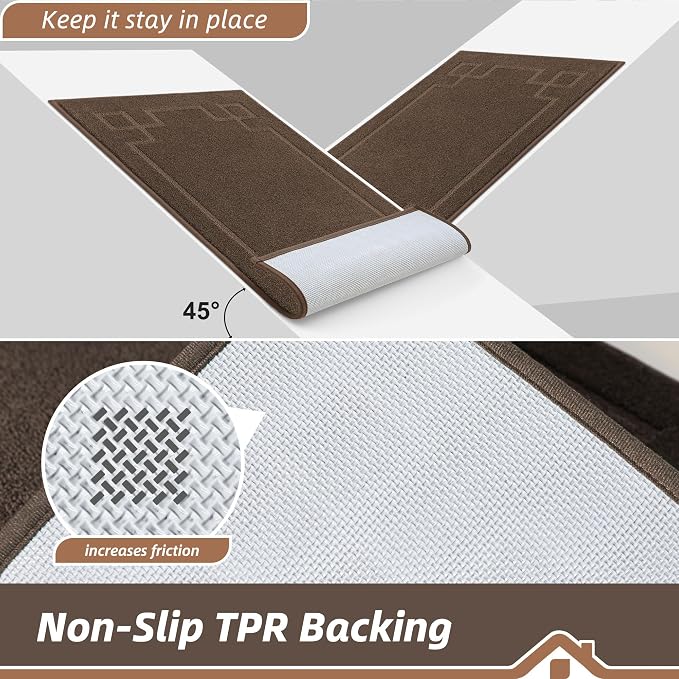BEQHAUSE Door Mat 32" x 48", Non-Slip Door Mats Indoor Entryway Rugs Washable - Image 5