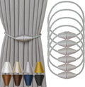 Magnetic Curtain Tiebacks 6 Pack Outdoor Rope Curtain Tie Backs Decorative by CurtainTiebacks