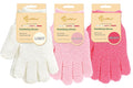 Evridwear Exfoliating Gloves for Shower, 100% Nylon Thick Soft Medium Heavy by Evridwear