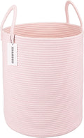 Cotton Rope Laundry Basket Hamper by XUANGUO