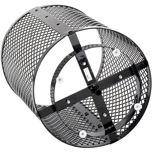 Global Industrial Outdoor Diamond Steel Trash Can - Image 6