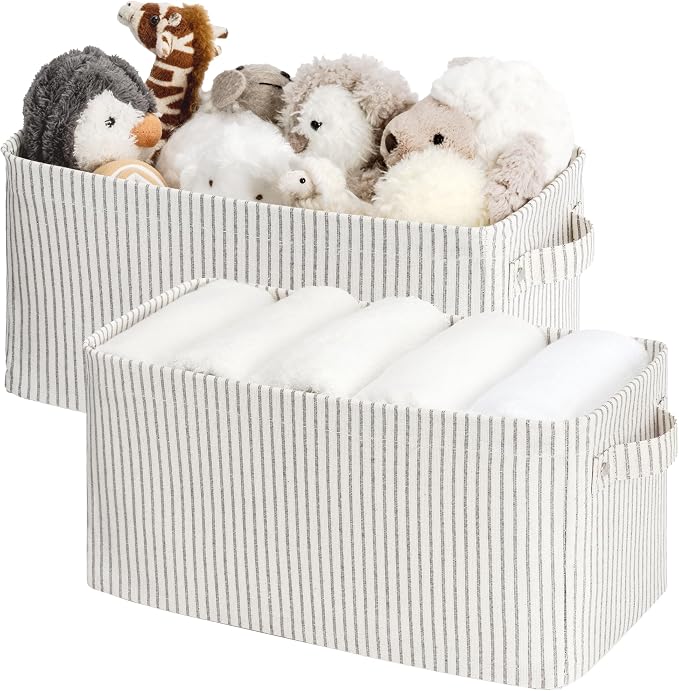 StorageWorks Narrow Storage Bins, Small Basket by StorageWorks