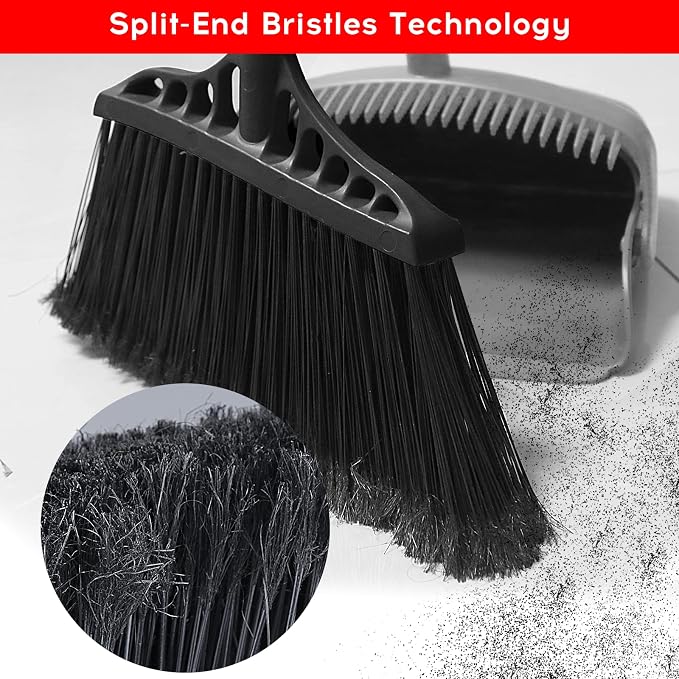 3-Pack Heavy Duty Broom, Commercial Broom - Image 2
