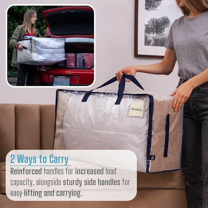 VENO 8 Pack Moving and Storage Bags, Heavy Duty, Alternative to Moving Boxes - Image 6