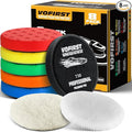 8 Pcs Polishing Pads, Buffing Pads 5.5 Inch 138mm by Unknown