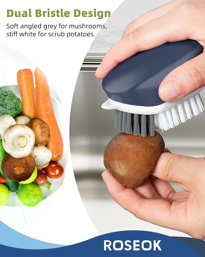 Potato Scrubber and Veggie Brush, Self-Standing Kitchen Brush - Image 6
