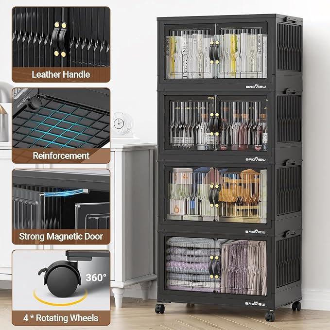BROVIEW 320Qt Stackable Storage Bins - Image 5
