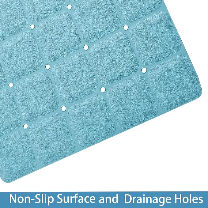 Foldable Silicone Bathtub Mat: Jumbo Size Heavy Duty Safety Bath Mat - Image 3