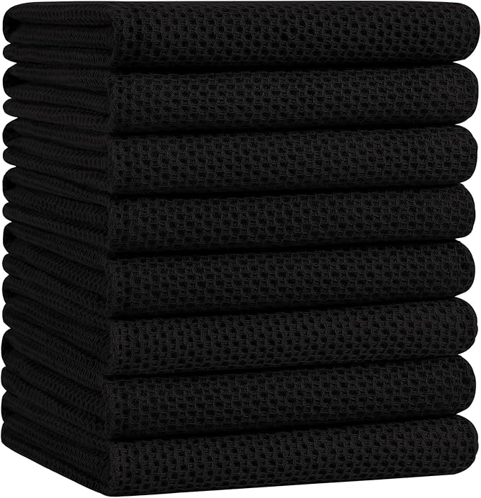Homaxy 100% Cotton Oversized Waffle Weave Kitchen Dish Towels, Ultra Soft by Homaxy