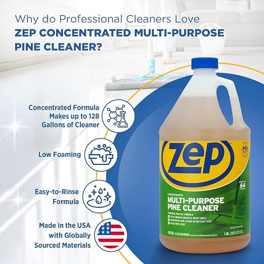 Zep Concentrated Multi-Purpose Pine Cleaner - 128 oz ZUMPP128 - Multi-Purpose - Image 4