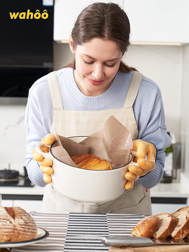 LANON Protection wahoo Liquid Silicone Smoker Oven Gloves, Food-Contact Grade - Image 6