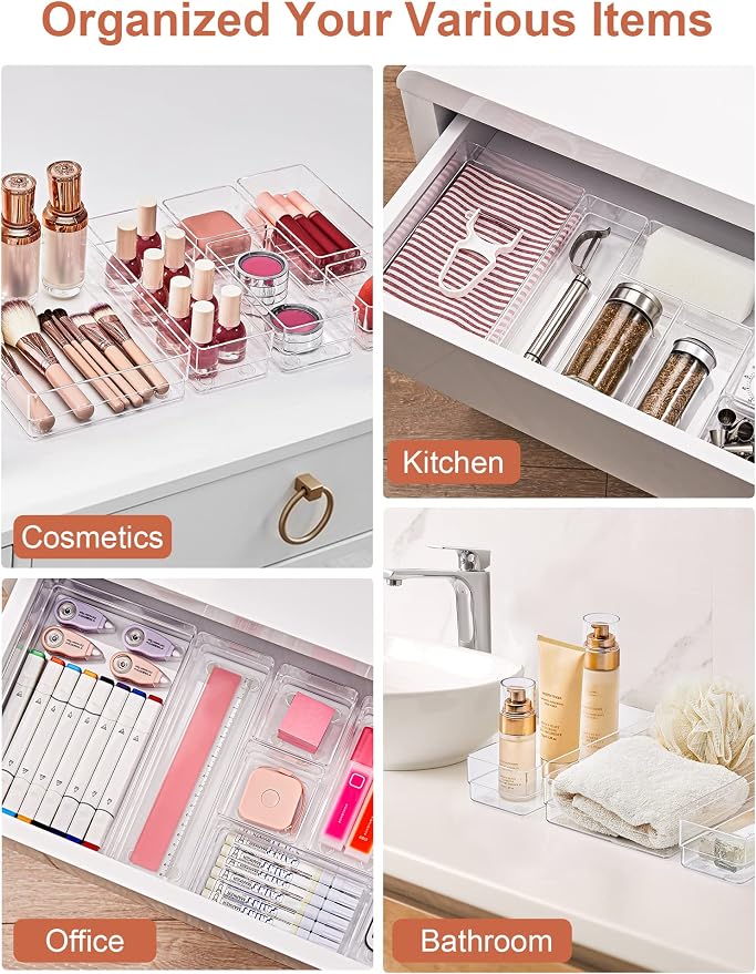 SMARTAKE 29-Piece Drawer Organizer - Image 6