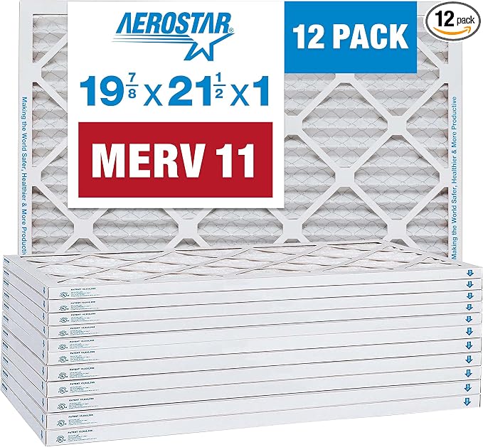 Aerostar 19.875x21.5x1 MERV 11-12 Count by AirFiltersDelivered