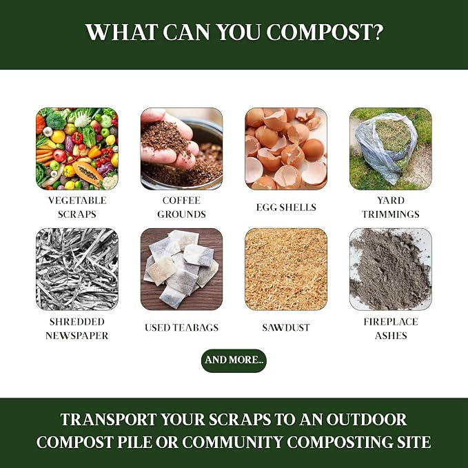 Bamboozle - 1 Gallon Compost Bin, Comes - Image 7