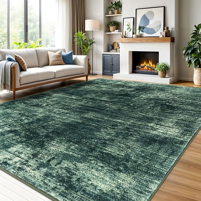IOHOUZE Abstract Area Rugs 9x12 Ft Washable Large Rugs by iOhouze