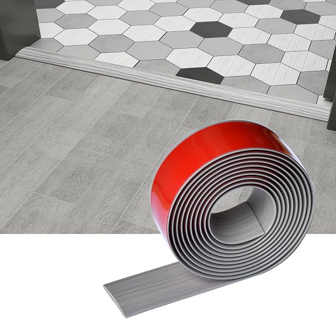 Floor/Door Flat Transition Strip & Self Adhesive Floor Vinyl Floor Edge Trim by HJHUAJ