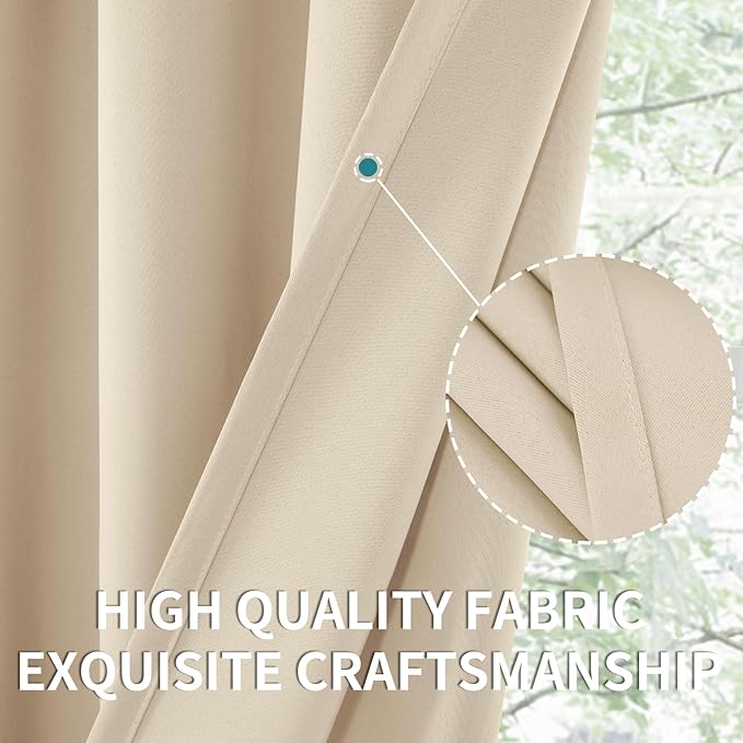 BGment Short Blackout Curtains 40 Inches Length - Image 5